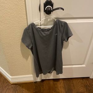 Under armour grey workout shirt